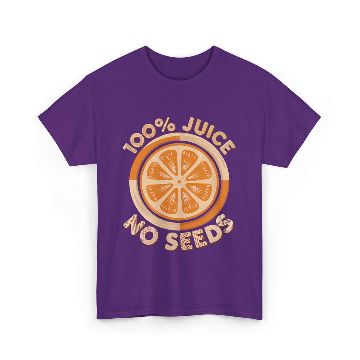 100 Juice No Seeds Juice T-Shirt - Purple