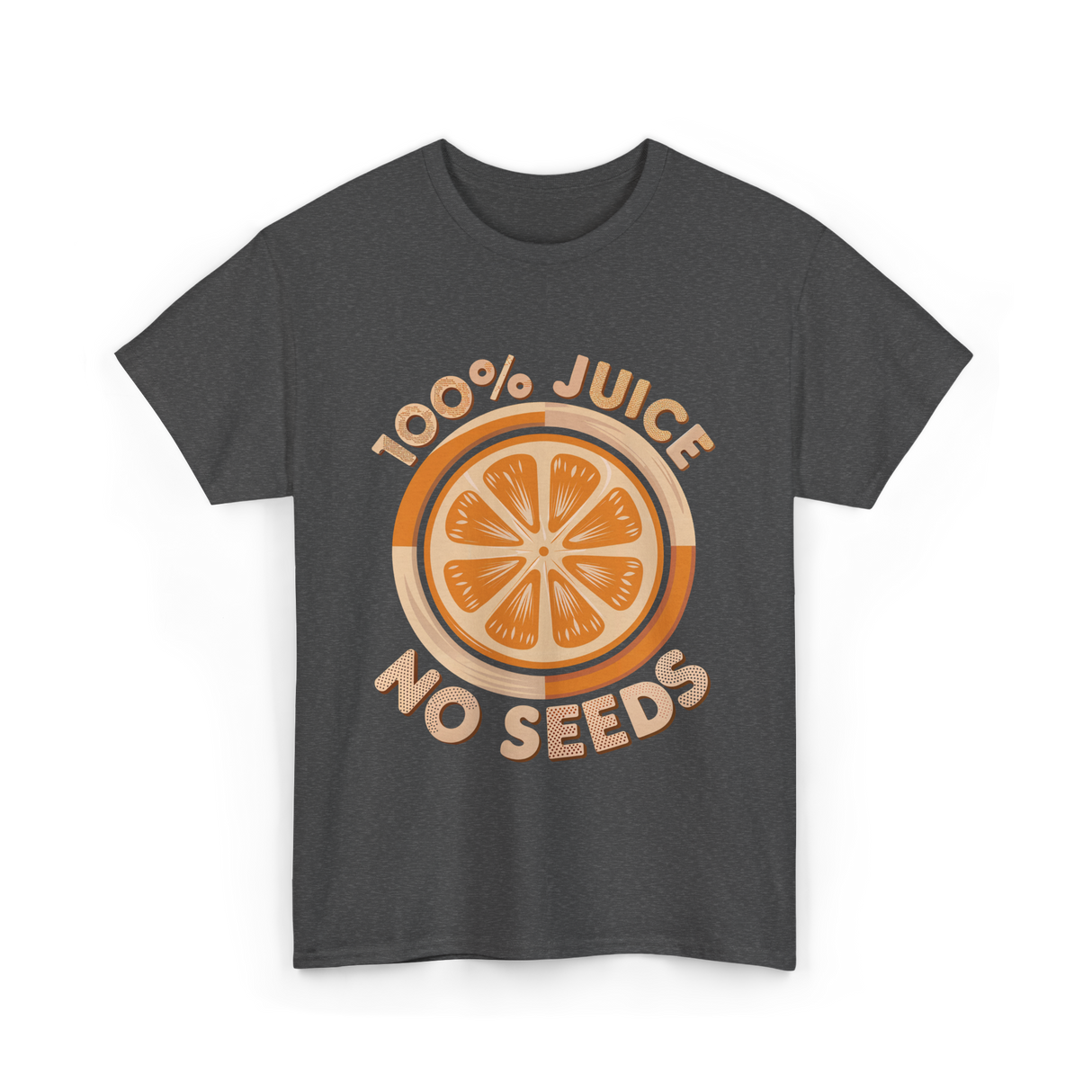 100 Juice No Seeds Juice T-Shirt - Dark Heather