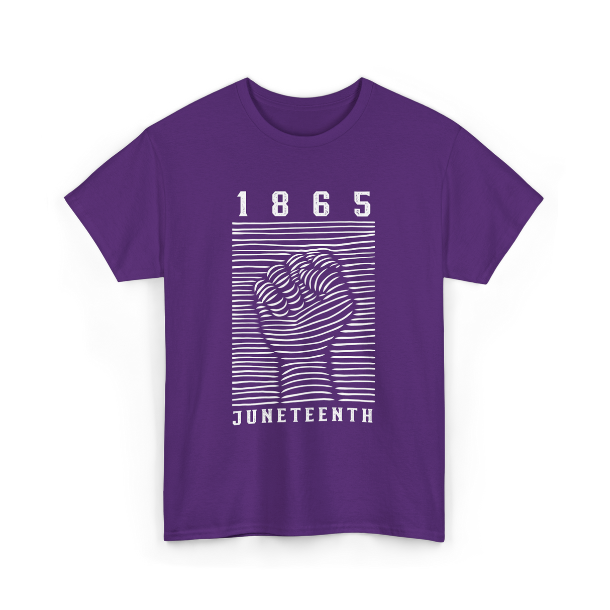 1865 Juneteenth Awareness T-Shirt - Purple