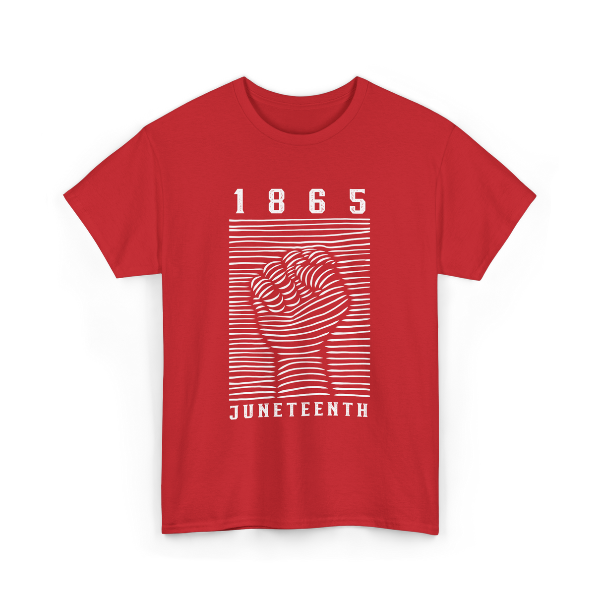 1865 Juneteenth Awareness T-Shirt - Red