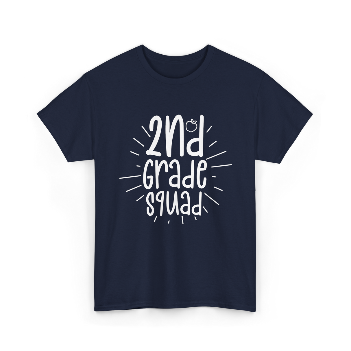 2nd Grade Squad School T-Shirt - Navy