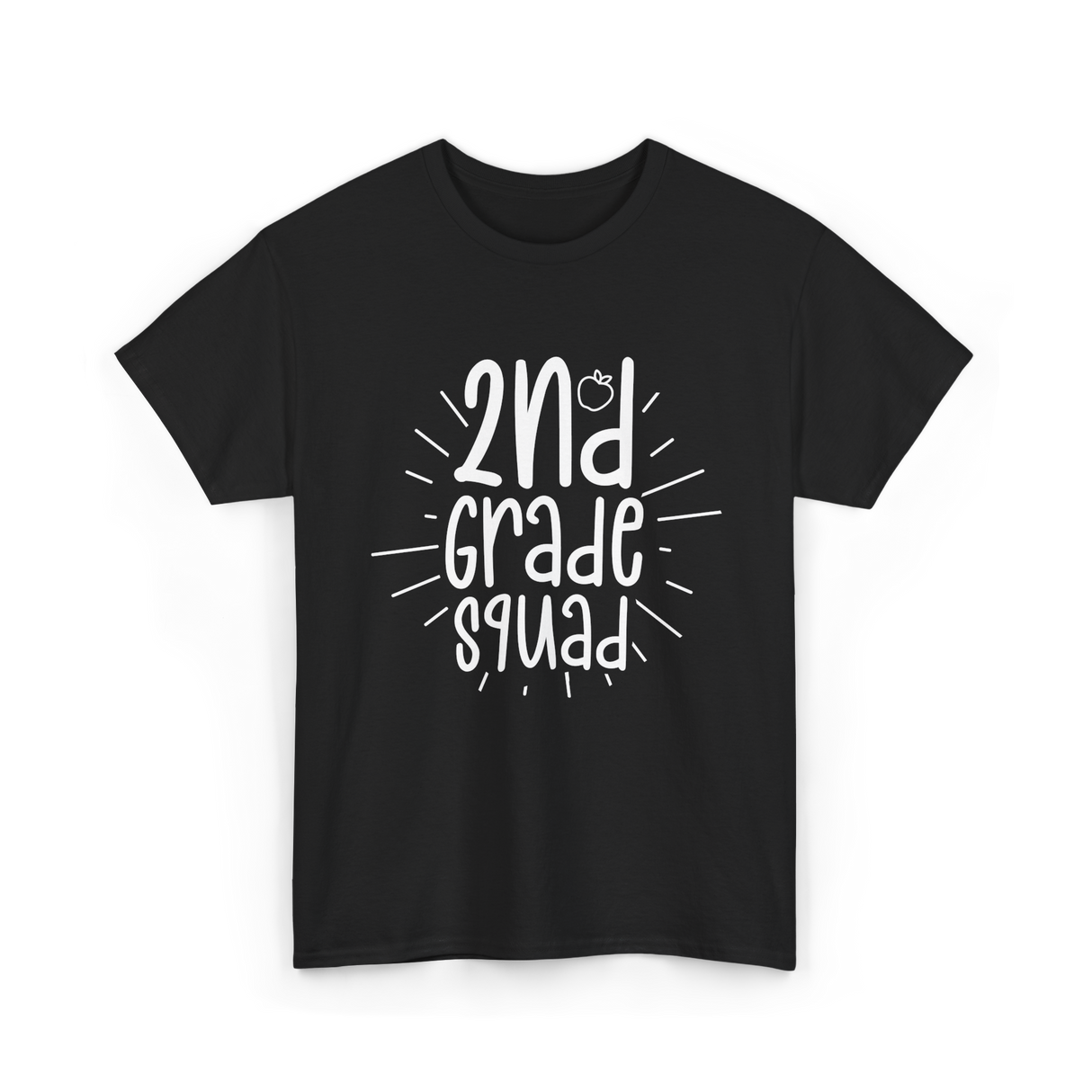2nd Grade Squad School T-Shirt - Black