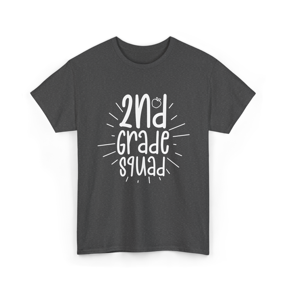 2nd Grade Squad School T-Shirt - Dark Heather