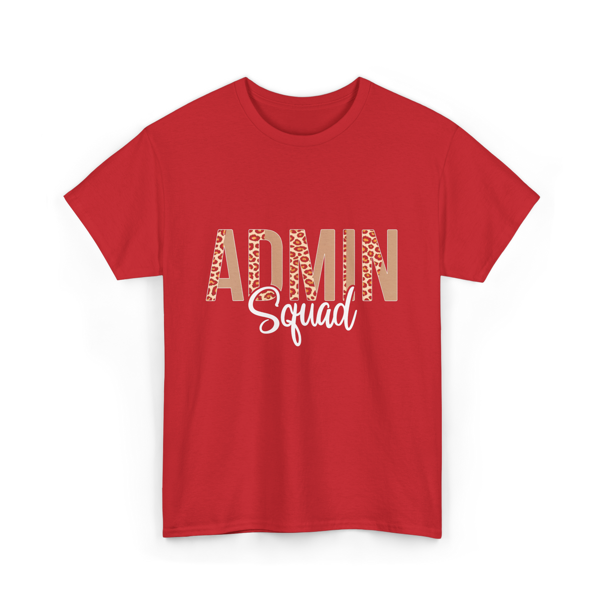 Admin Squad School Admin T-Shirt - Red