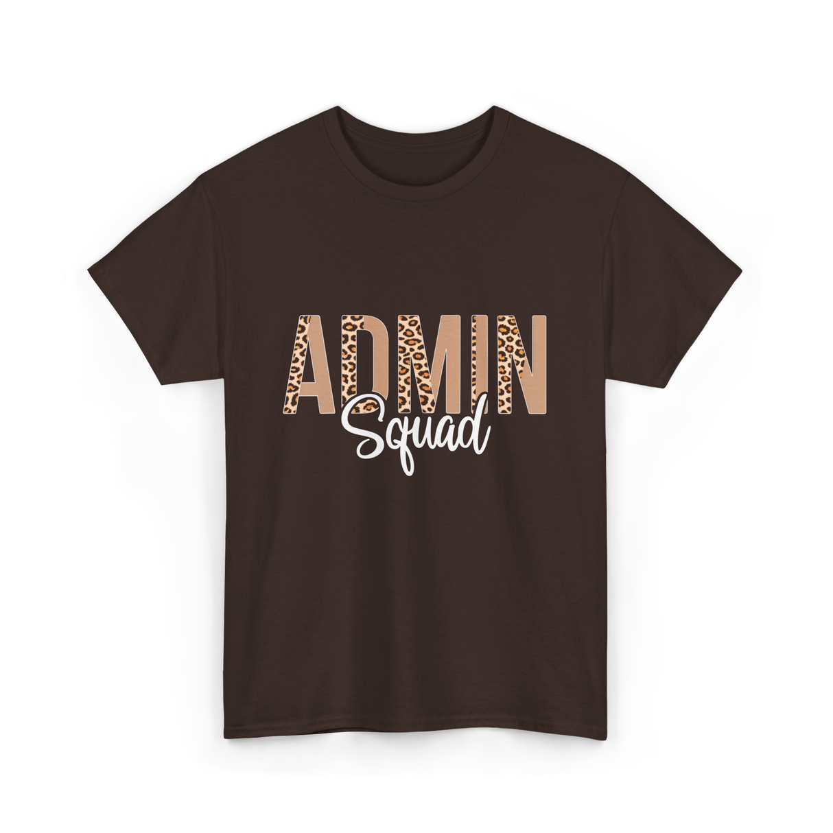 Admin Squad School Admin T-Shirt - Dark Chocolate