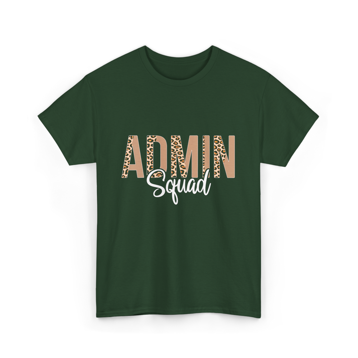 Admin Squad School Admin T-Shirt - Forest Green