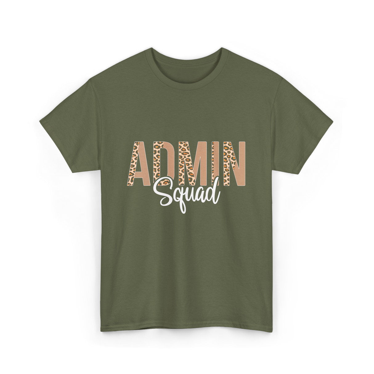 Admin Squad School Admin T-Shirt - Military Green