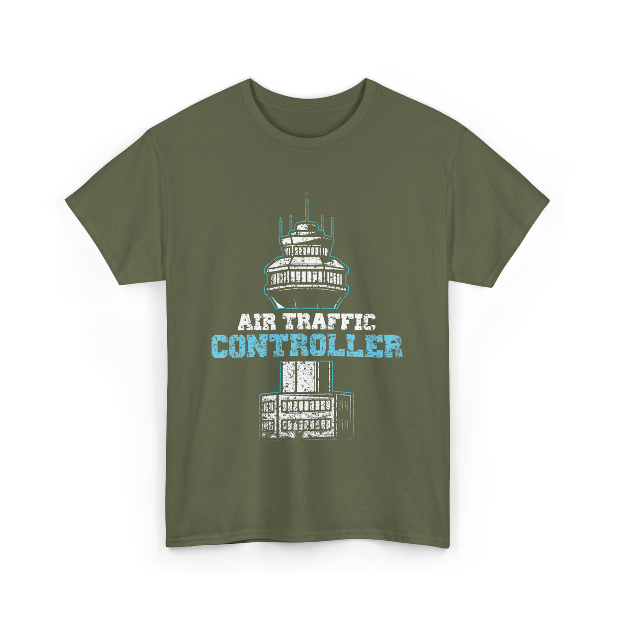 Air Traffic Controller Air Traffic Control T-Shirt - Military Green