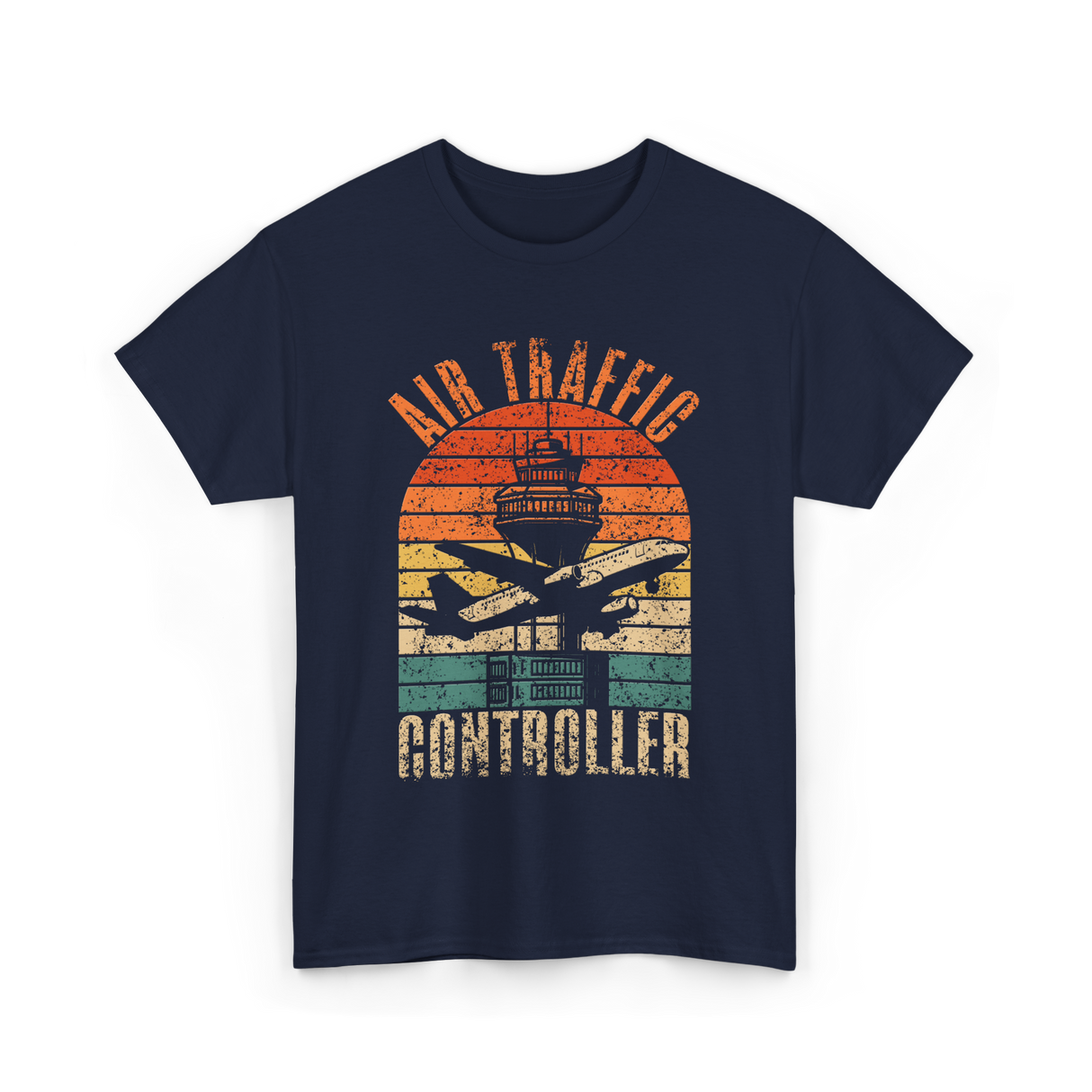 Air Traffic Controller Control T-Shirt - Navy