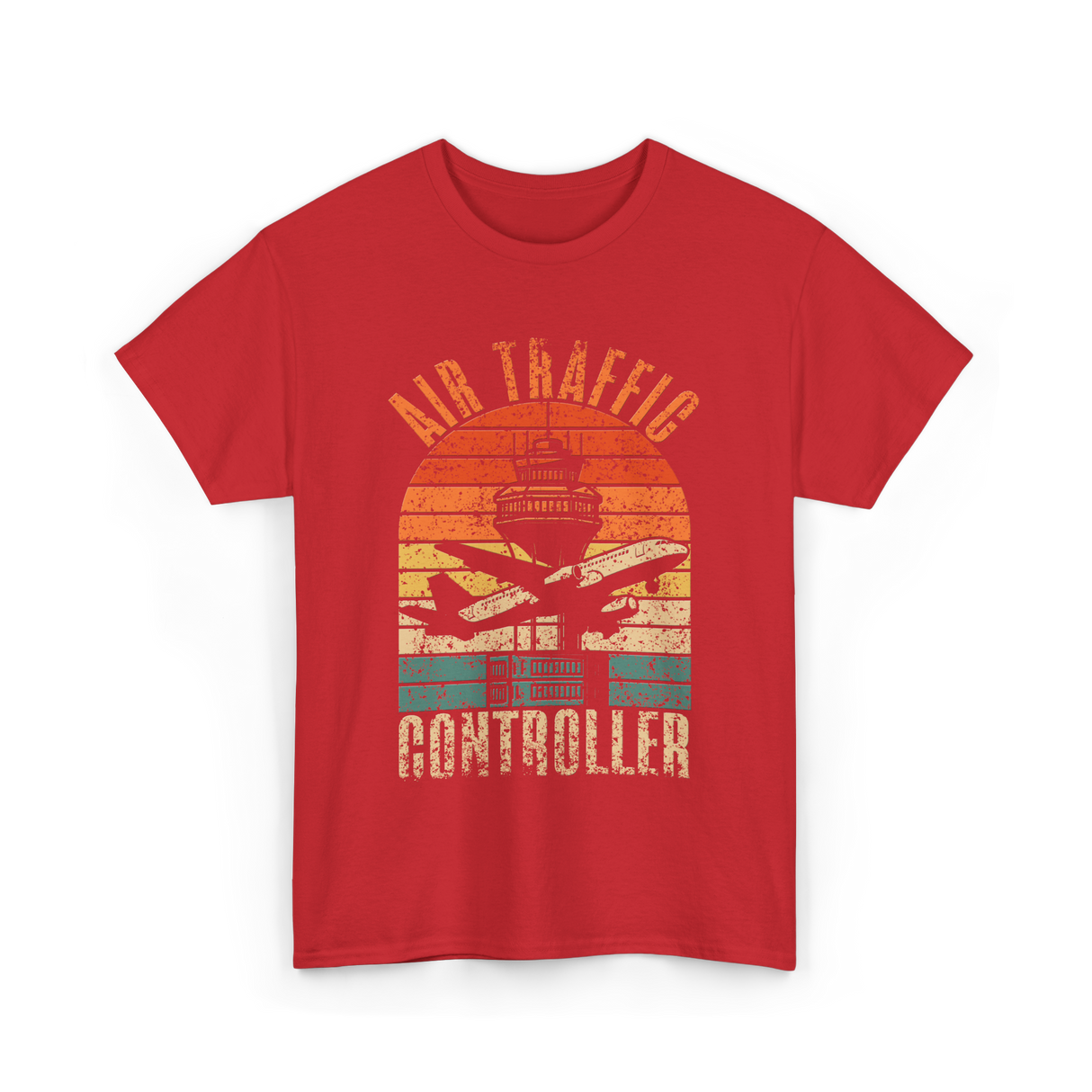 Air Traffic Controller Control T-Shirt - Red