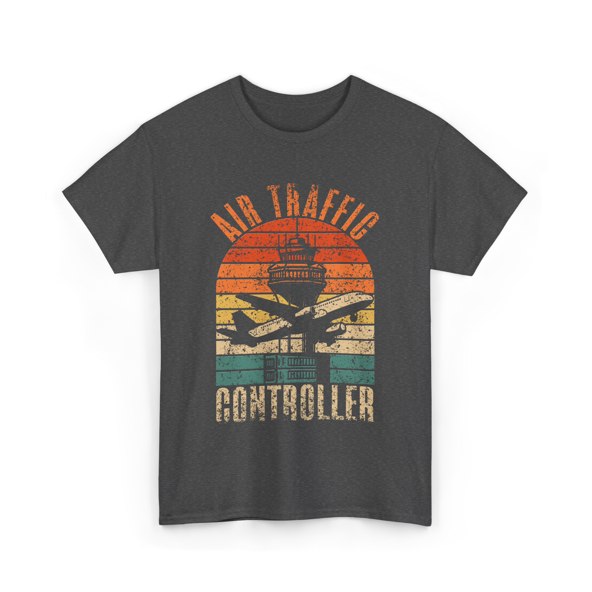 Air Traffic Controller Control T-Shirt - Dark Heather
