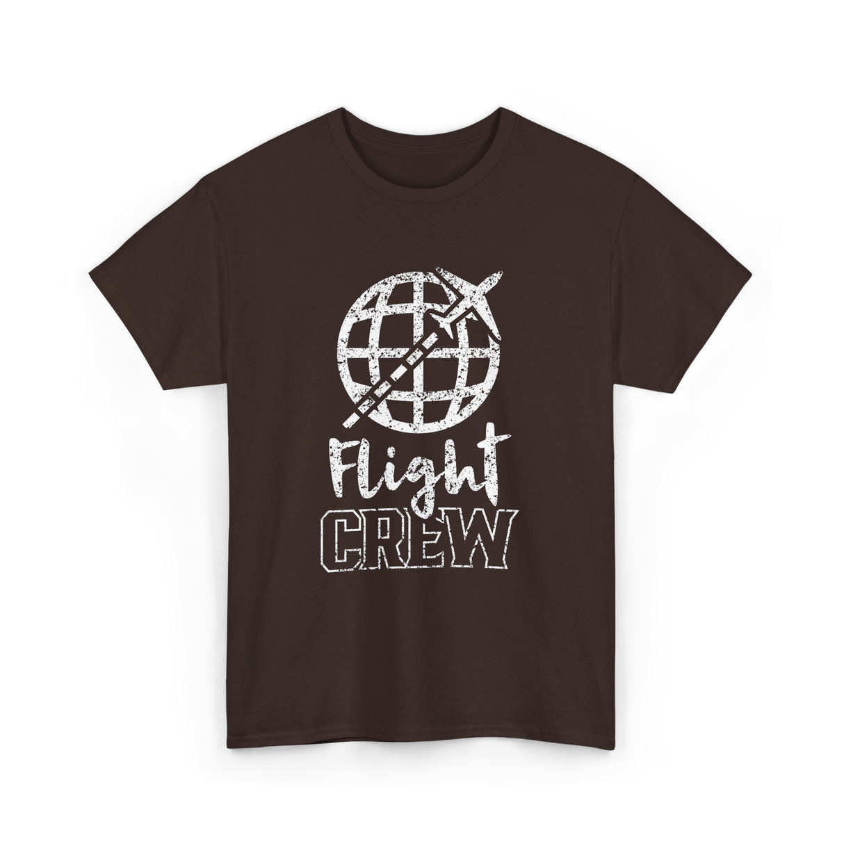 Airplane Aviation T-Shirt - Dark Chocolate