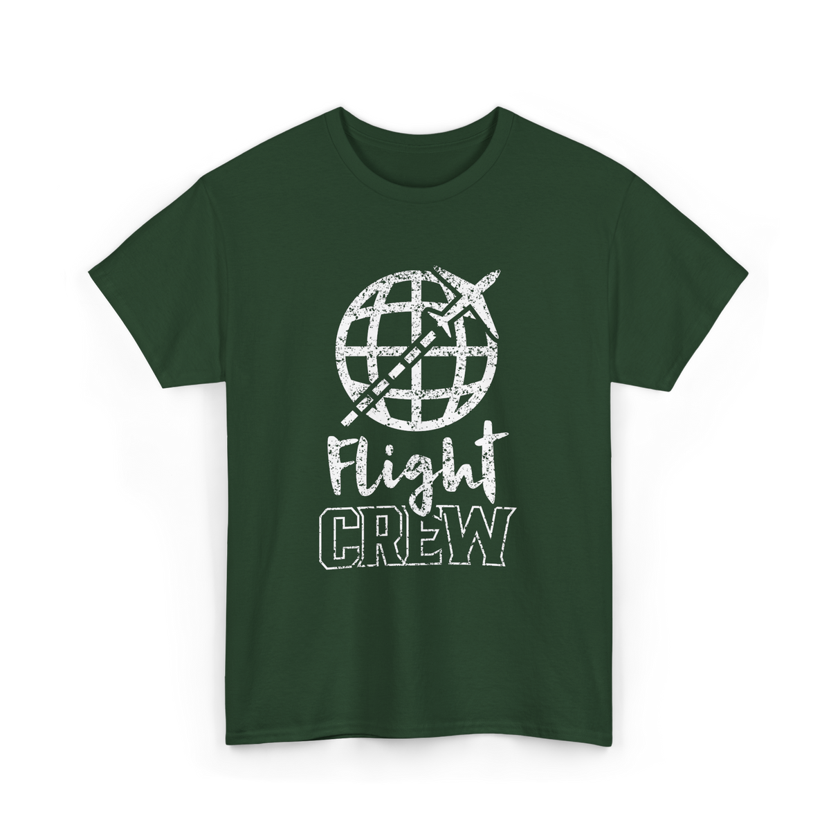 Airplane Aviation T-Shirt - Forest Green