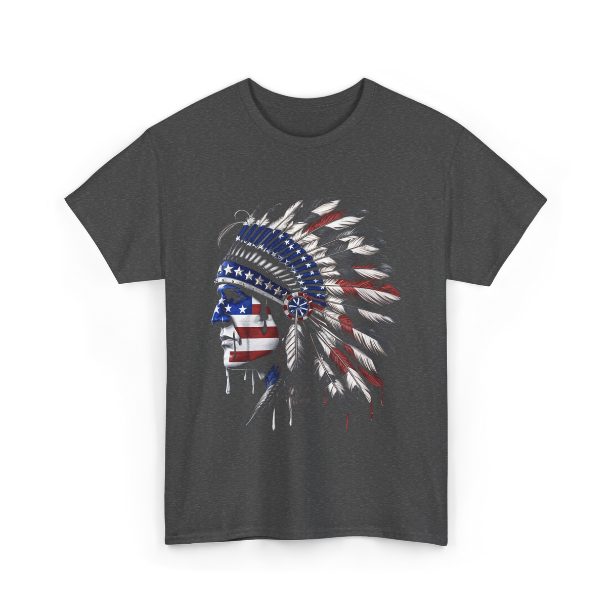 American Patriotism Native T-Shirt - Dark Heather