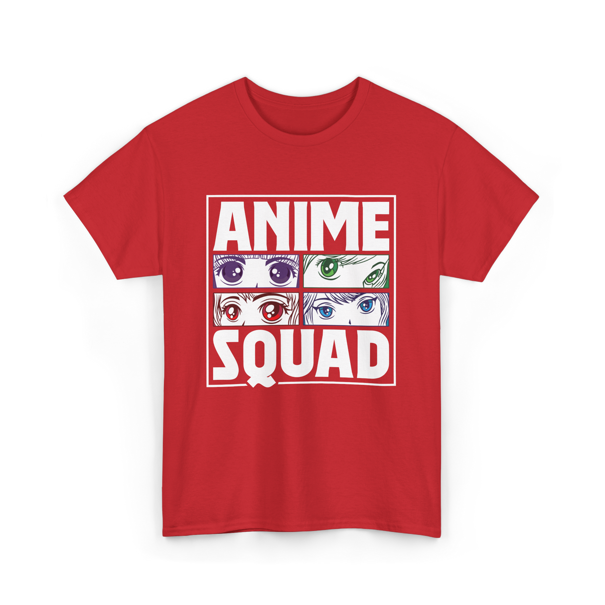 Anime Squad Anime Fans T-Shirt - Red