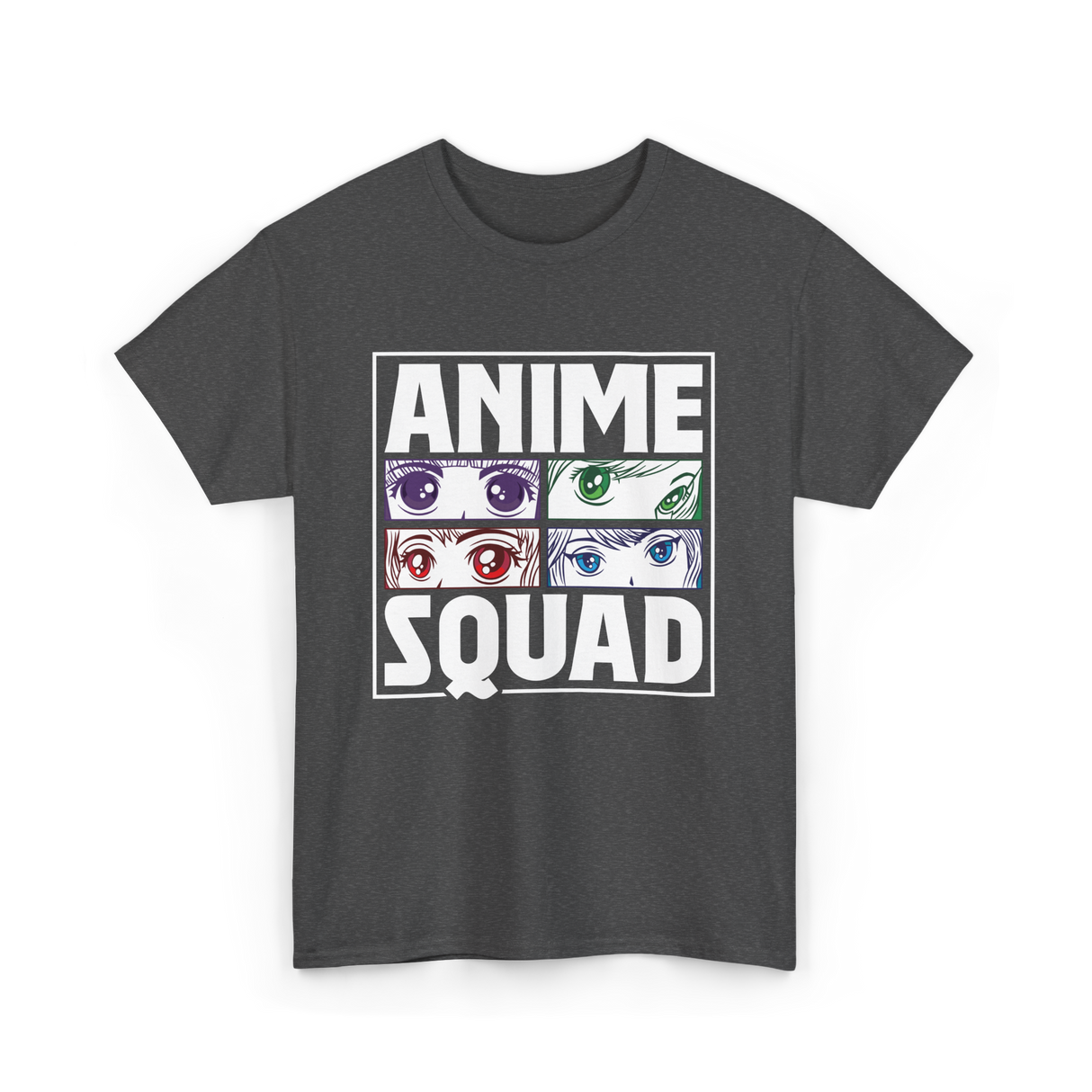 Anime Squad Anime Fans T-Shirt - Dark Heather