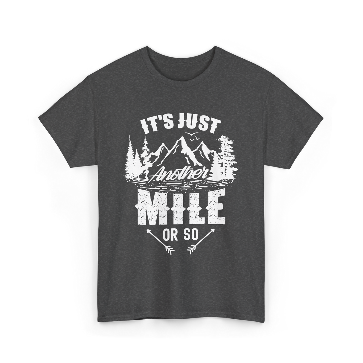 Another Mile Hiking Adventure T-Shirt - Dark Heather