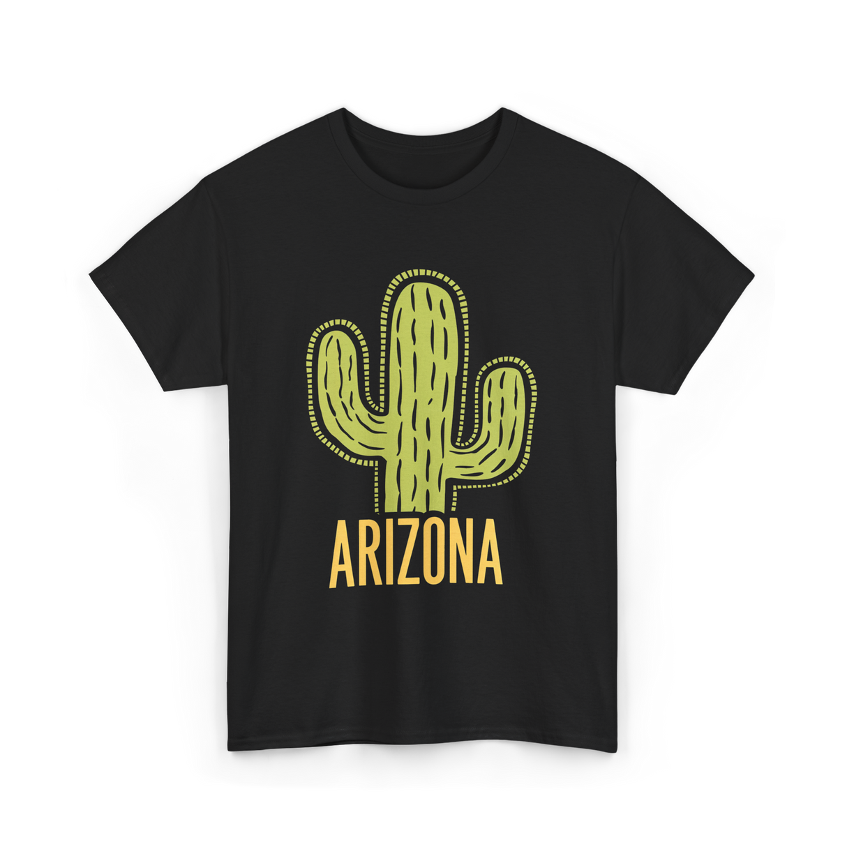 Arizona Cactus Arizona Souvenir T-Shirt - Black