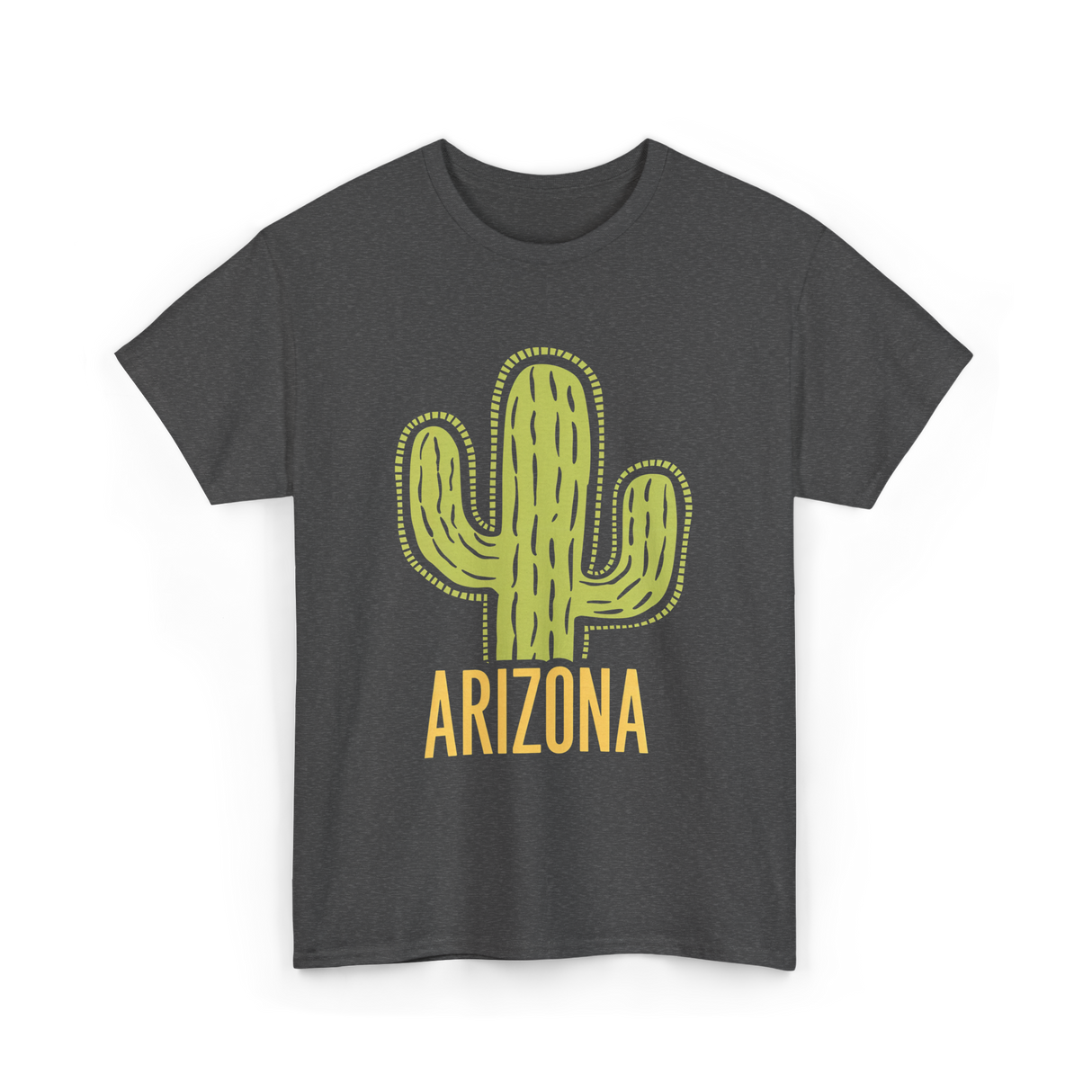 Arizona Cactus Arizona Souvenir T-Shirt - Dark Heather
