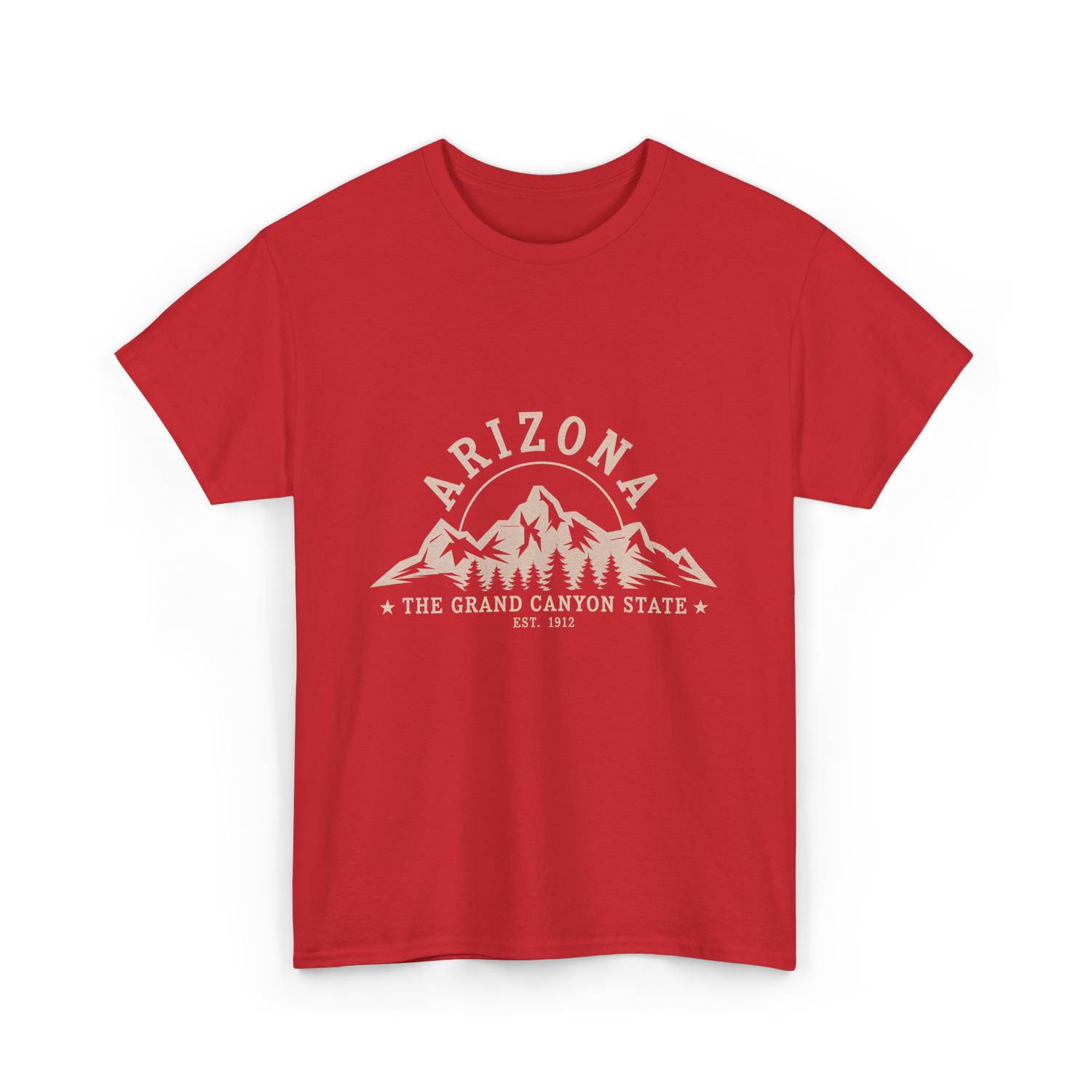 Arizona Grand Canyon State T-Shirt - Red
