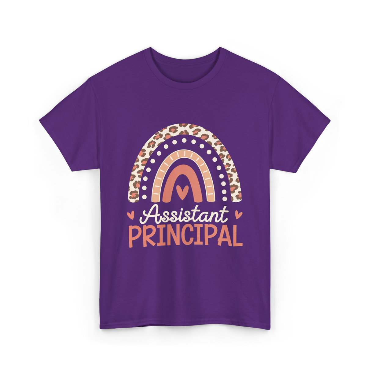 Assistant Principal Rainbow Appreciation T-Shirt - Purple