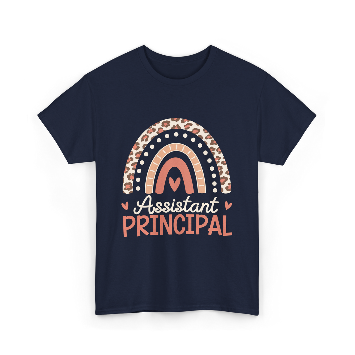 Assistant Principal Rainbow Appreciation T-Shirt - Navy