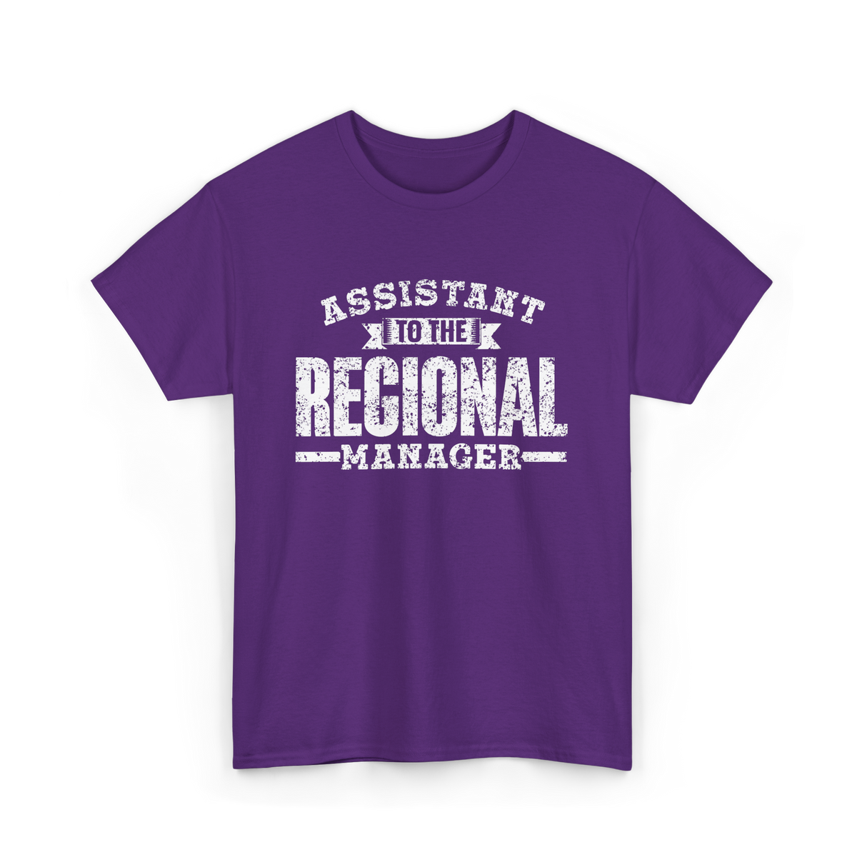 Assistant To The Regional Manager T-Shirt - Purple