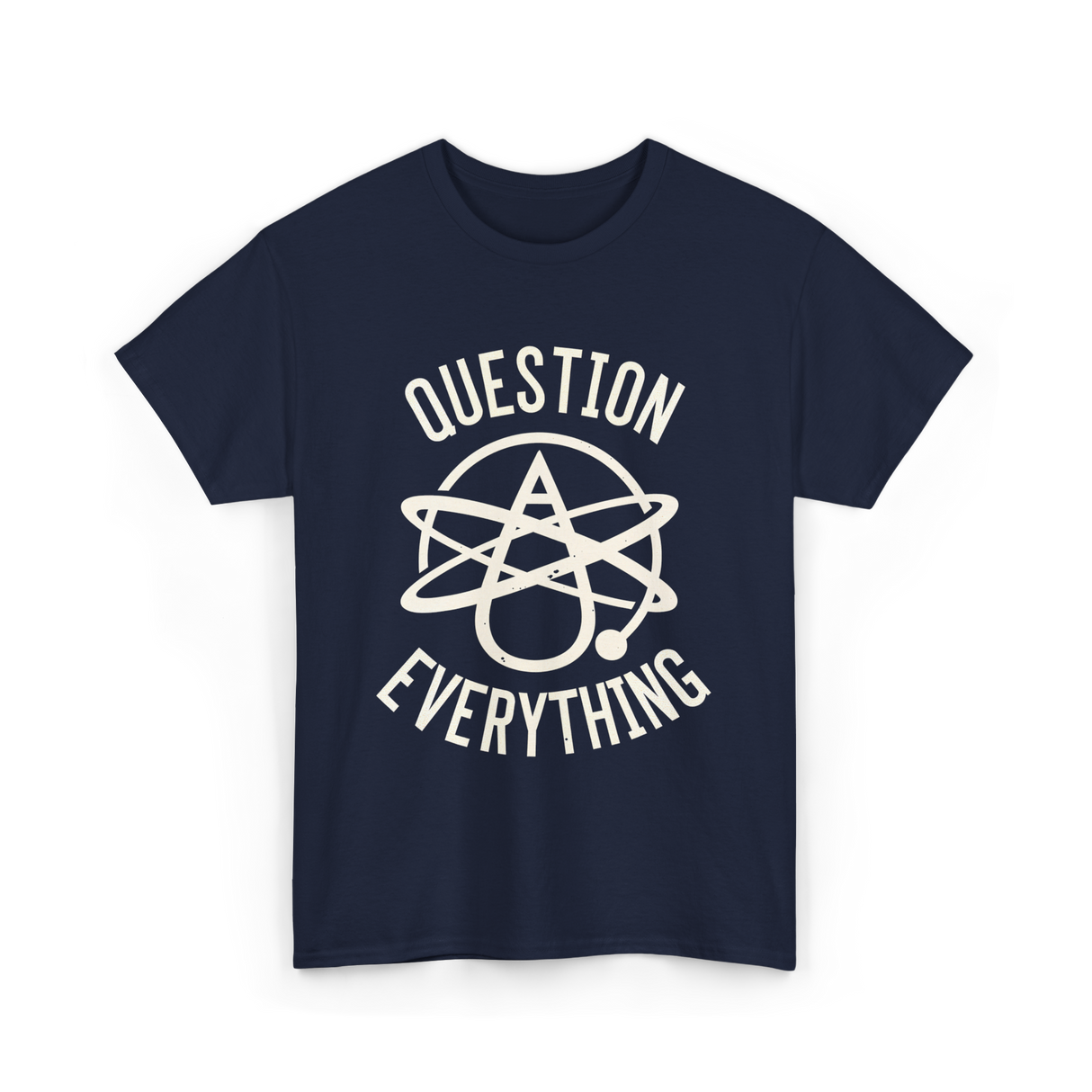 Atheist Symbol T-Shirt - Navy