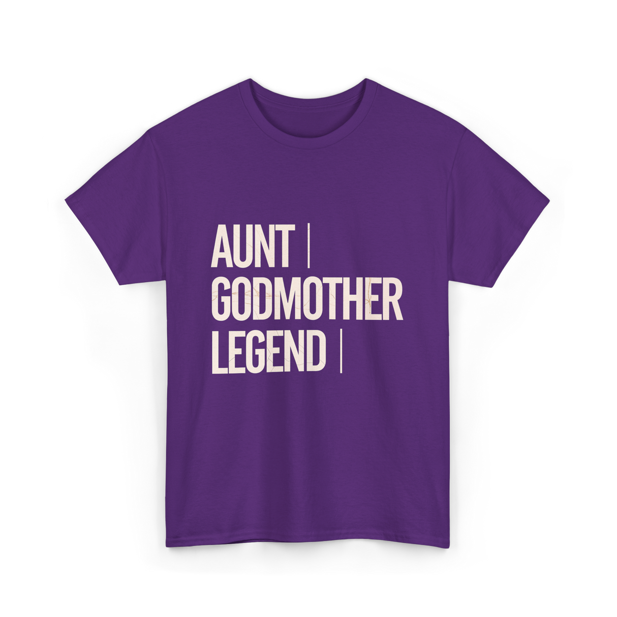 Aunt Godmother Legend Godmother T-Shirt - Purple