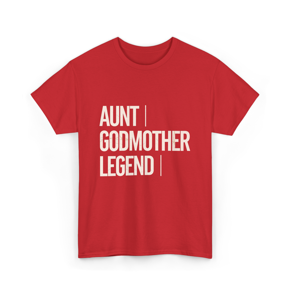 Aunt Godmother Legend Godmother T-Shirt - Red
