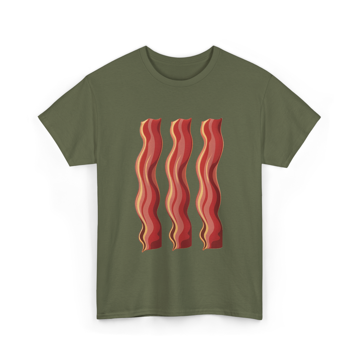 Bacon Costume Bacon T-Shirt - Military Green