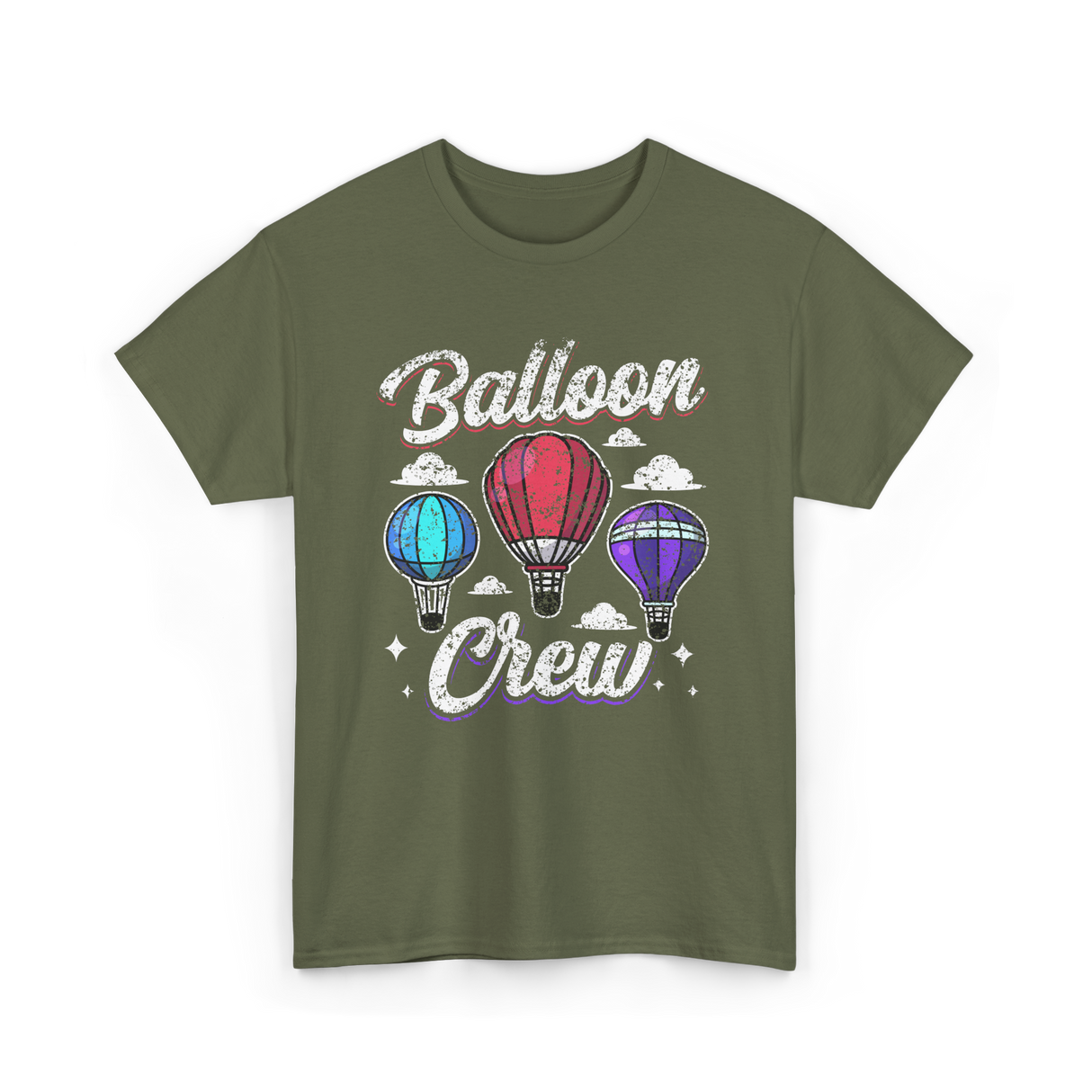 Balloon Crew Ballooning Pilot T-Shirt - Military Green