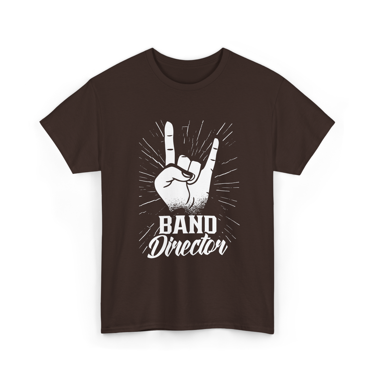 Band Director Music Director T-Shirt - Dark Chocolate