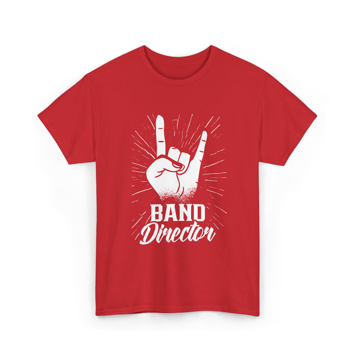 Band Director Music Director T-Shirt - Red