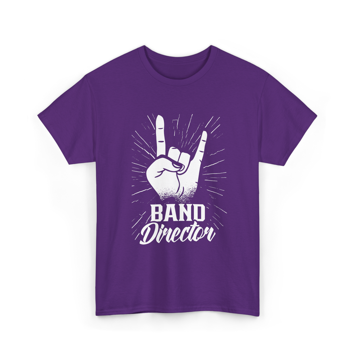 Band Director Music Director T-Shirt - Purple