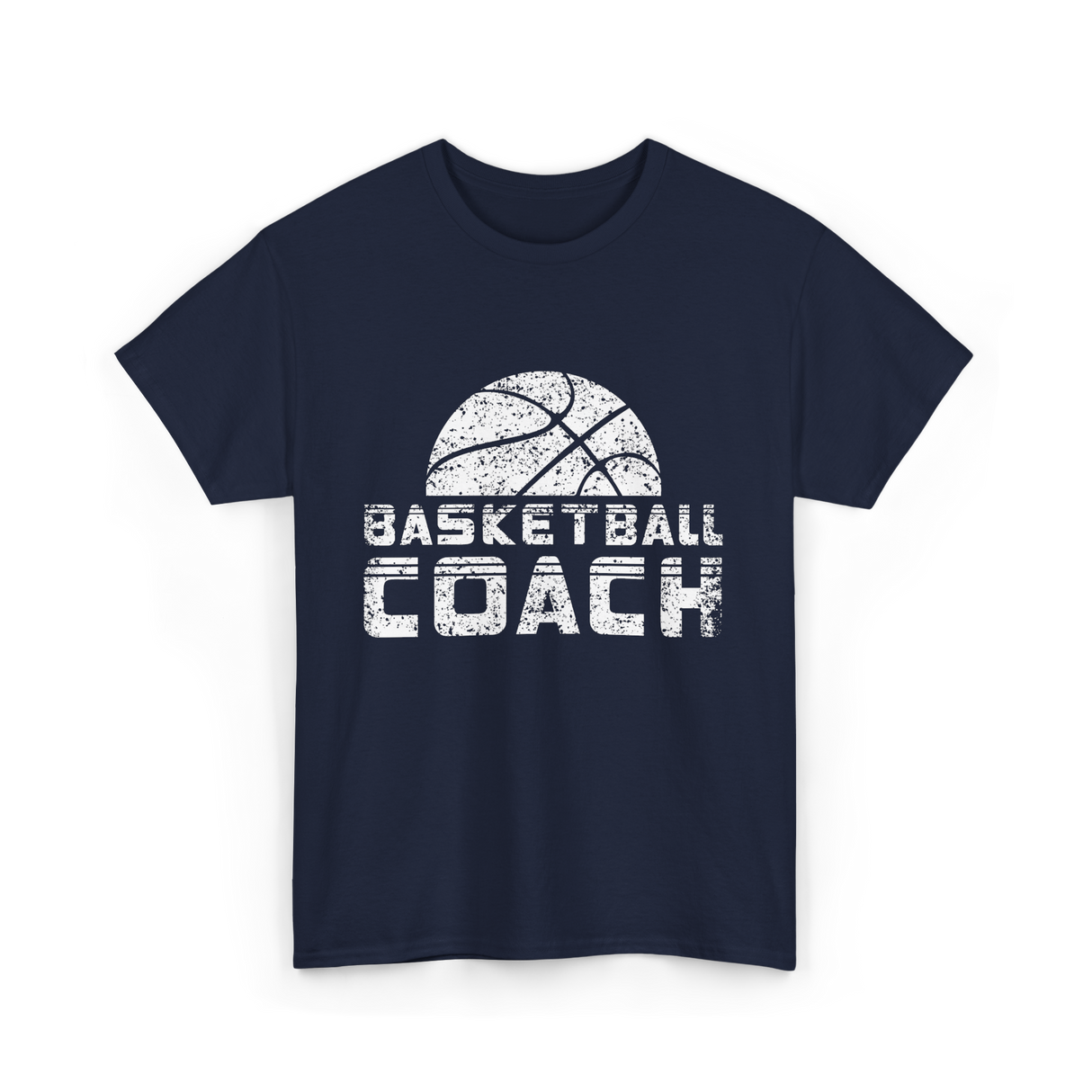 Basketball Coach Basketball Coaching T-Shirt - Navy