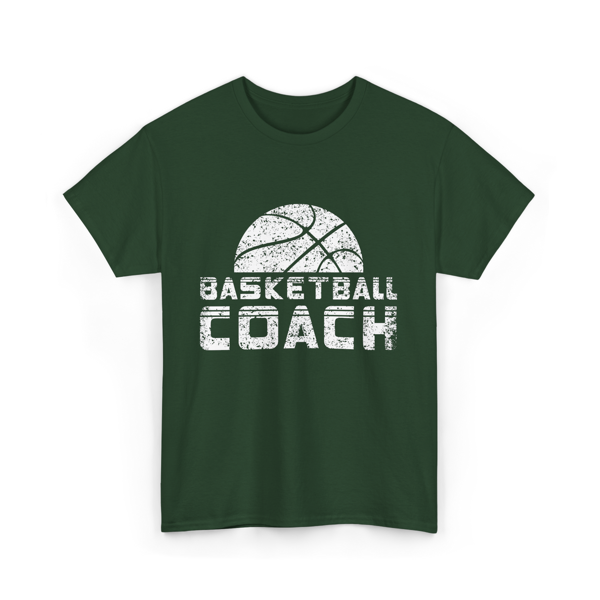 Basketball Coach Basketball Coaching T-Shirt - Forest Green