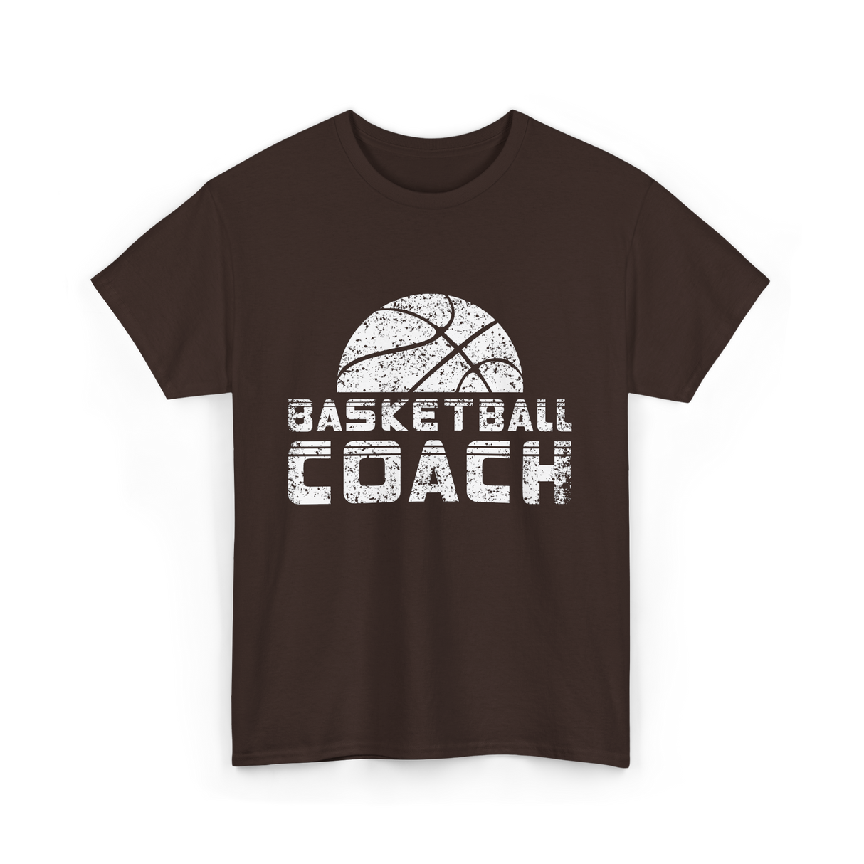 Basketball Coach Basketball Coaching T-Shirt - Dark Chocolate