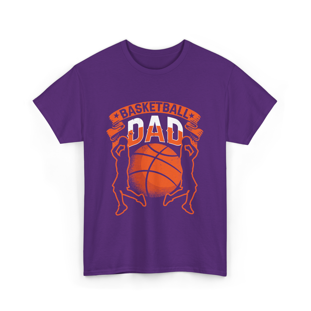 Basketball Dad Basketball Player T-Shirt - Purple