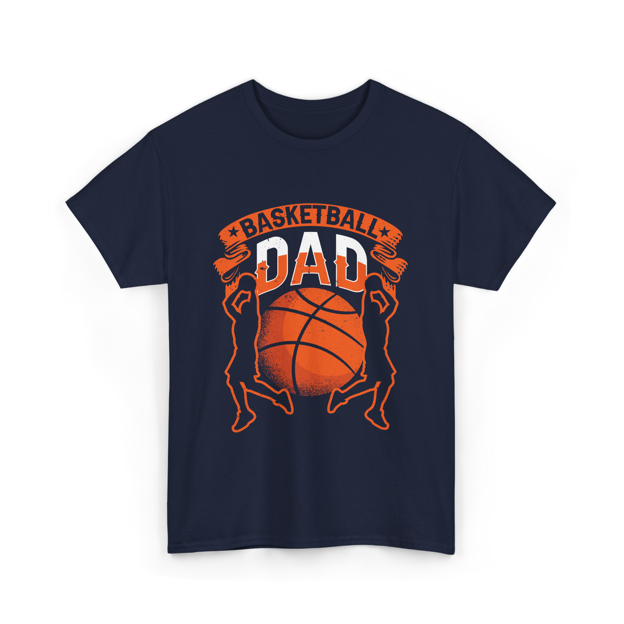 Basketball Dad Basketball Player T-Shirt - Navy