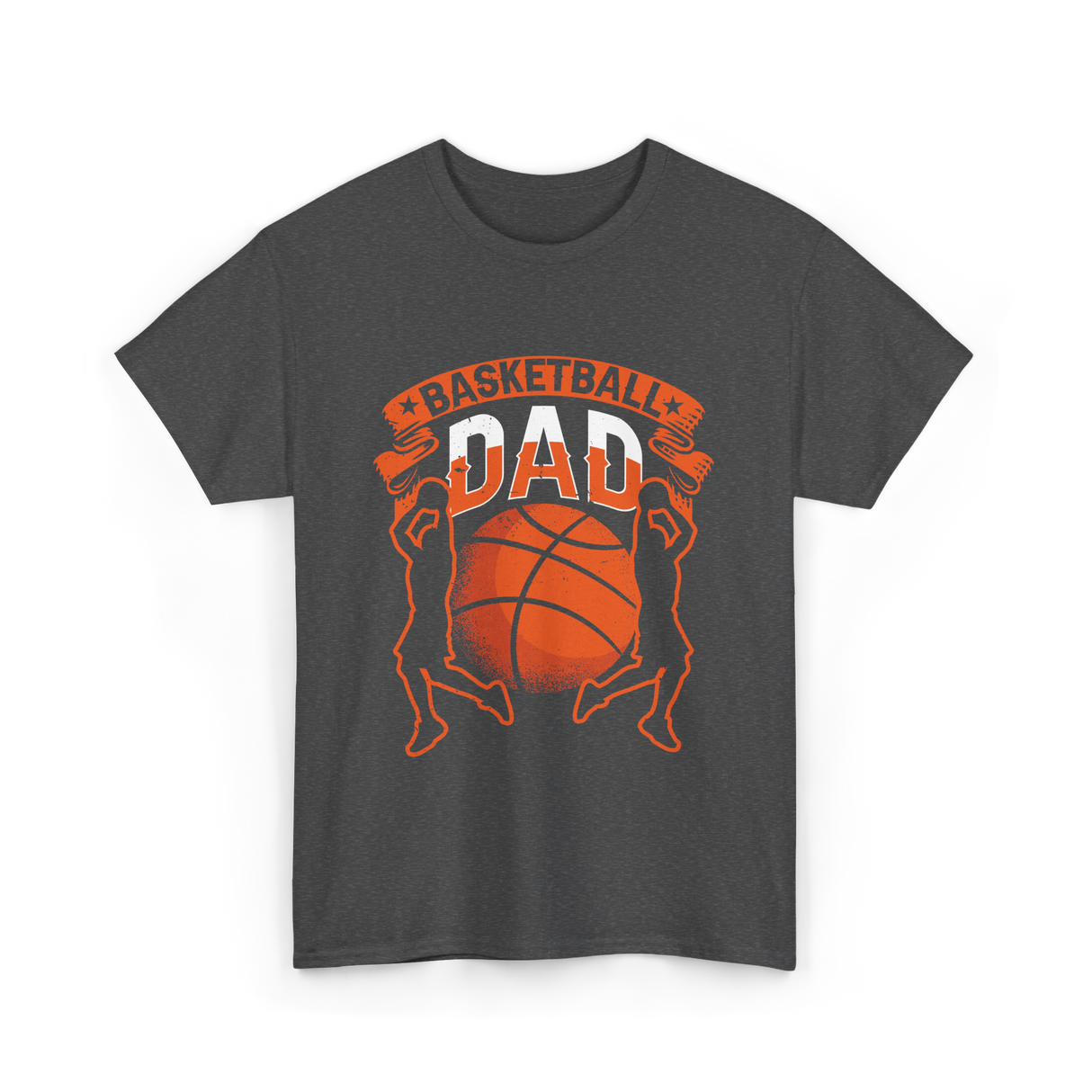 Basketball Dad Basketball Player T-Shirt - Dark Heather