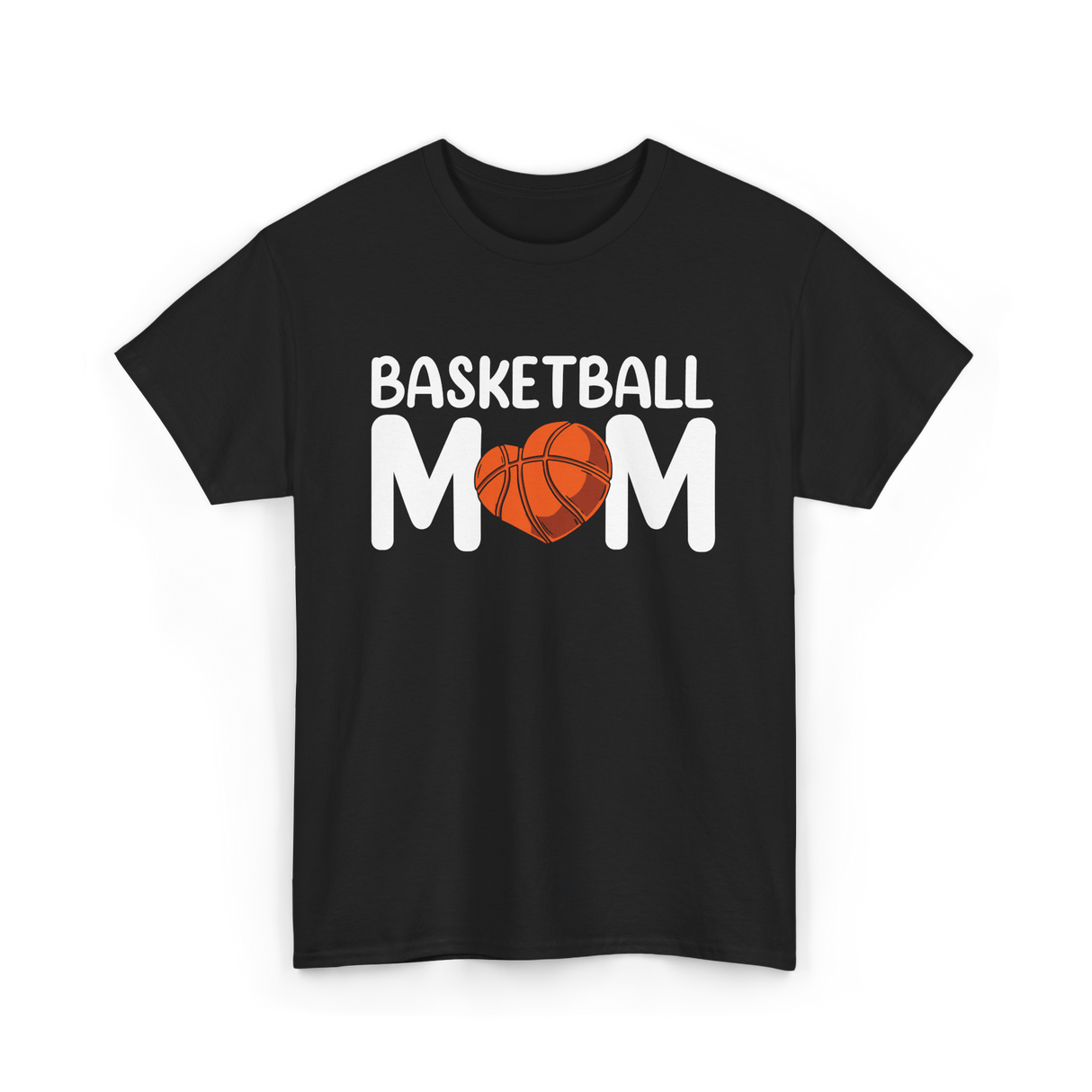 Basketball Mom Basketball T-Shirt - Black
