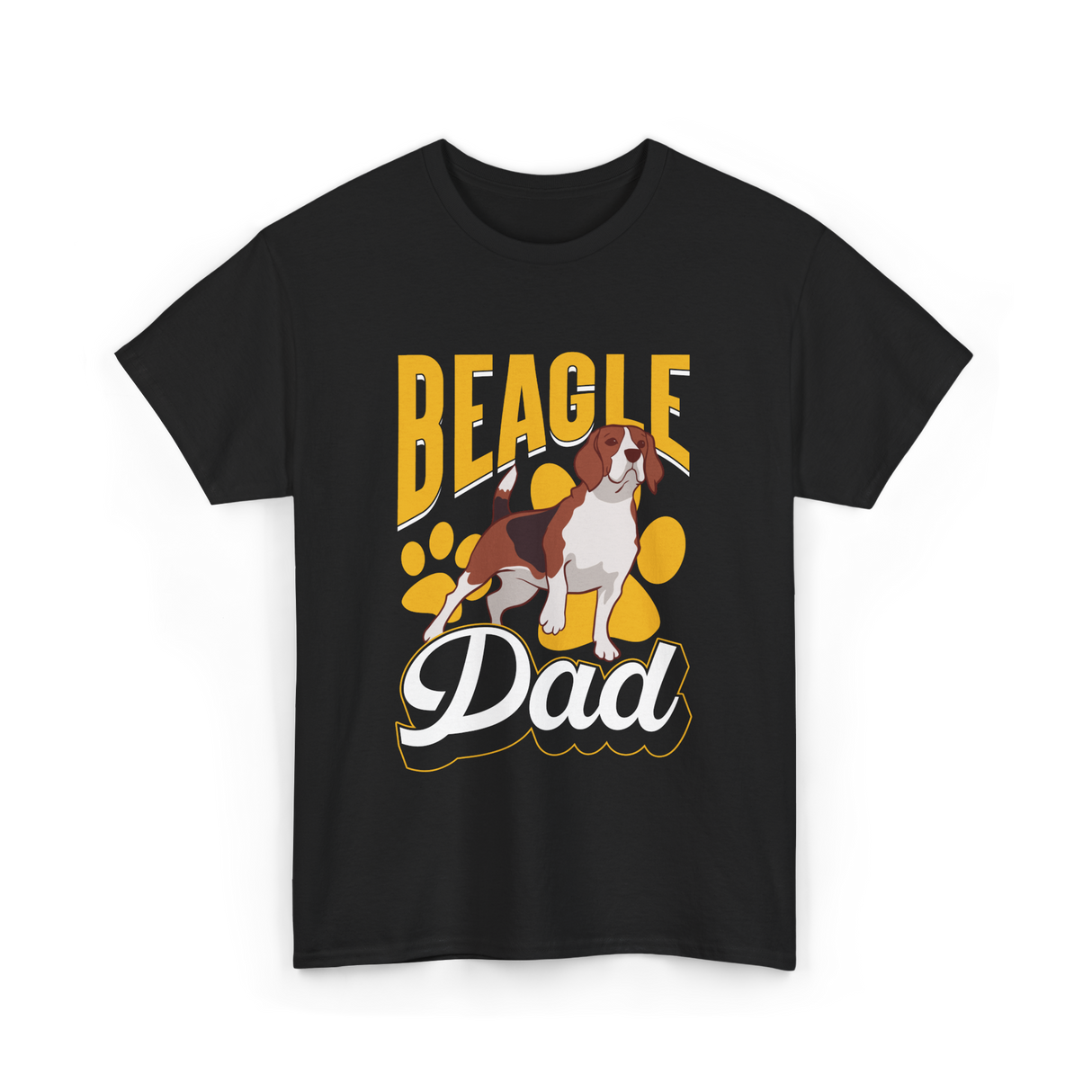 Beagle Dad Dog Lover Beagle T-Shirt - Black