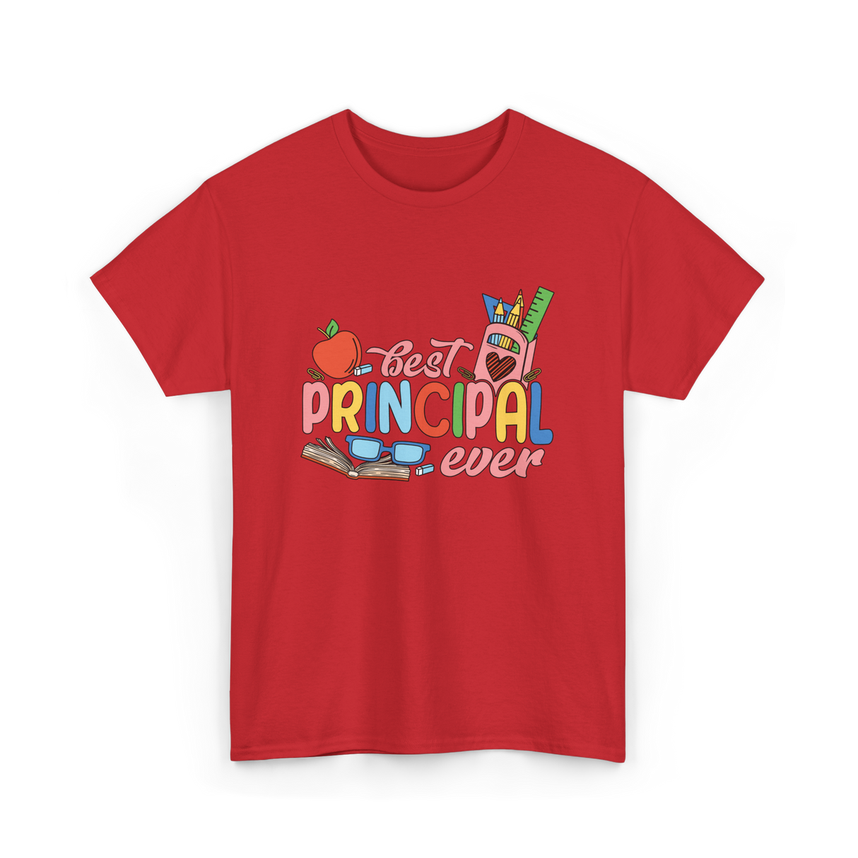 Best Principal Ever Principal T-Shirt - Red