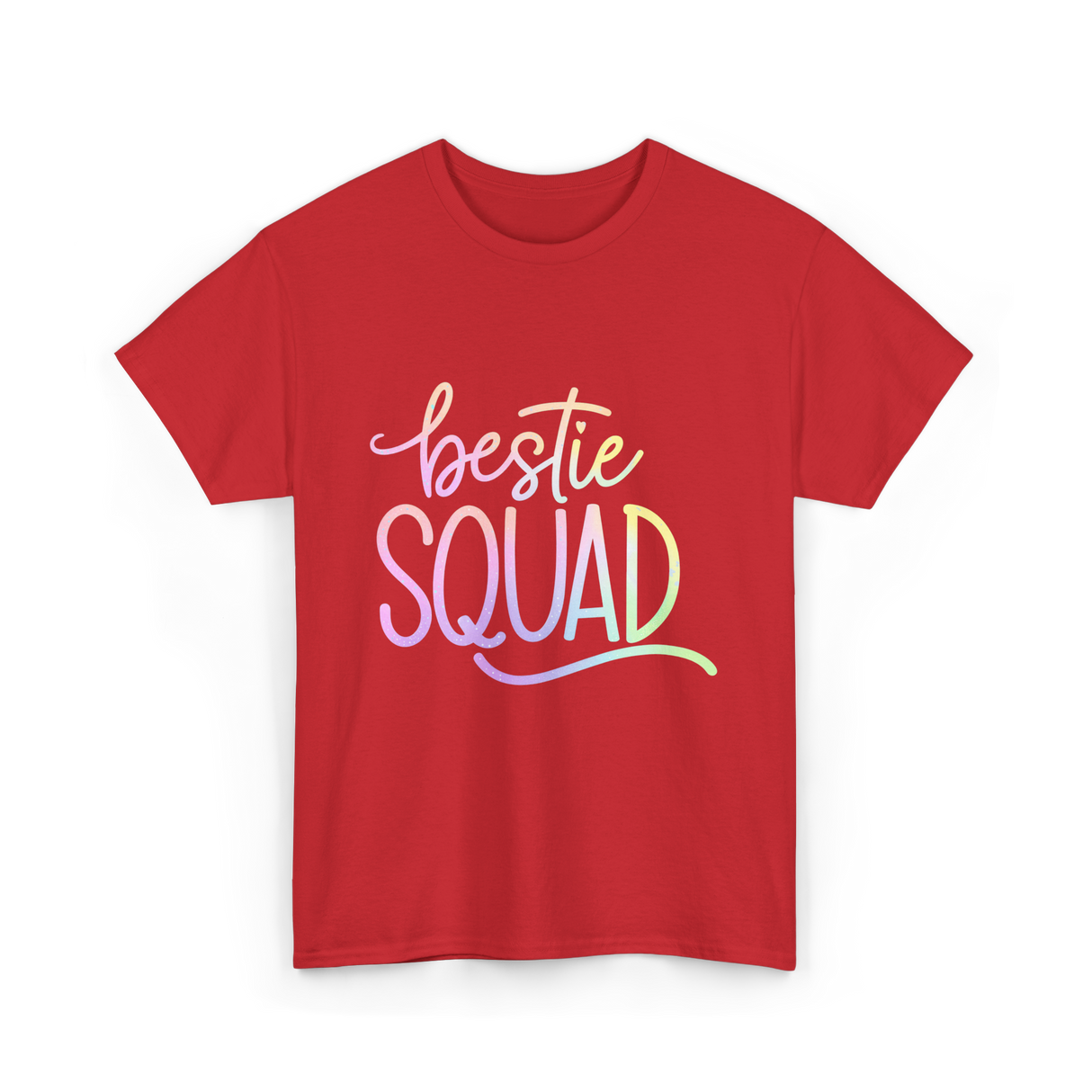 Bestie Squad Besties Friends T-Shirt - Red