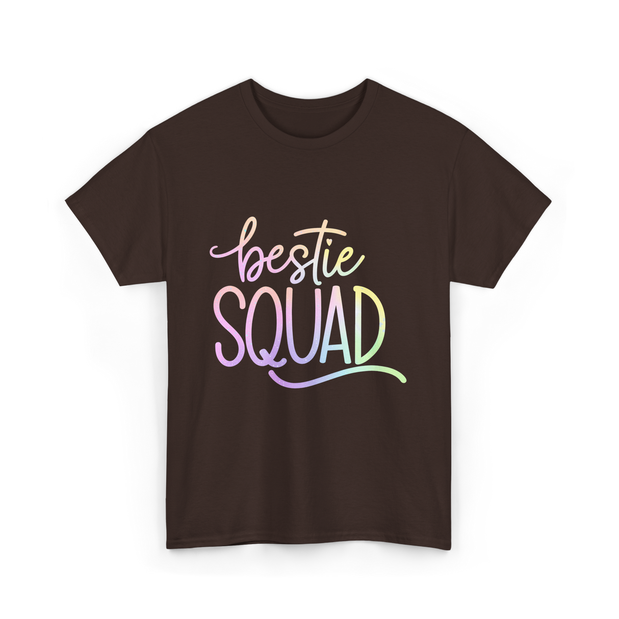 Bestie Squad Besties Friends T-Shirt - Dark Chocolate