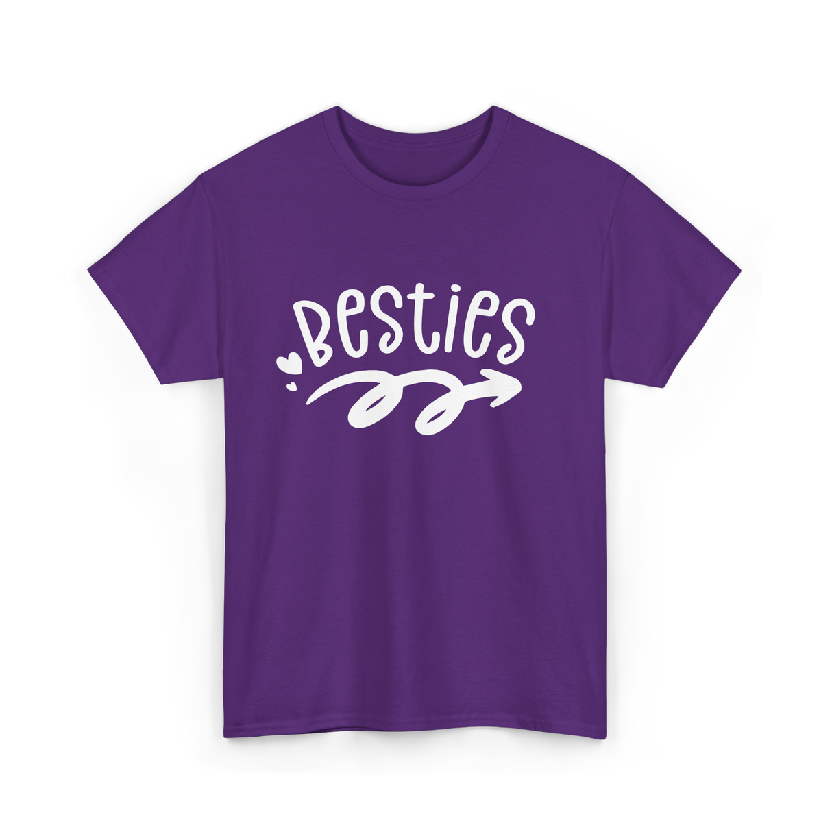 Besties Friendship Friends Team T-Shirt - Purple