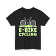 Bike Cycling Biker Cyclist T-Shirt - Black
