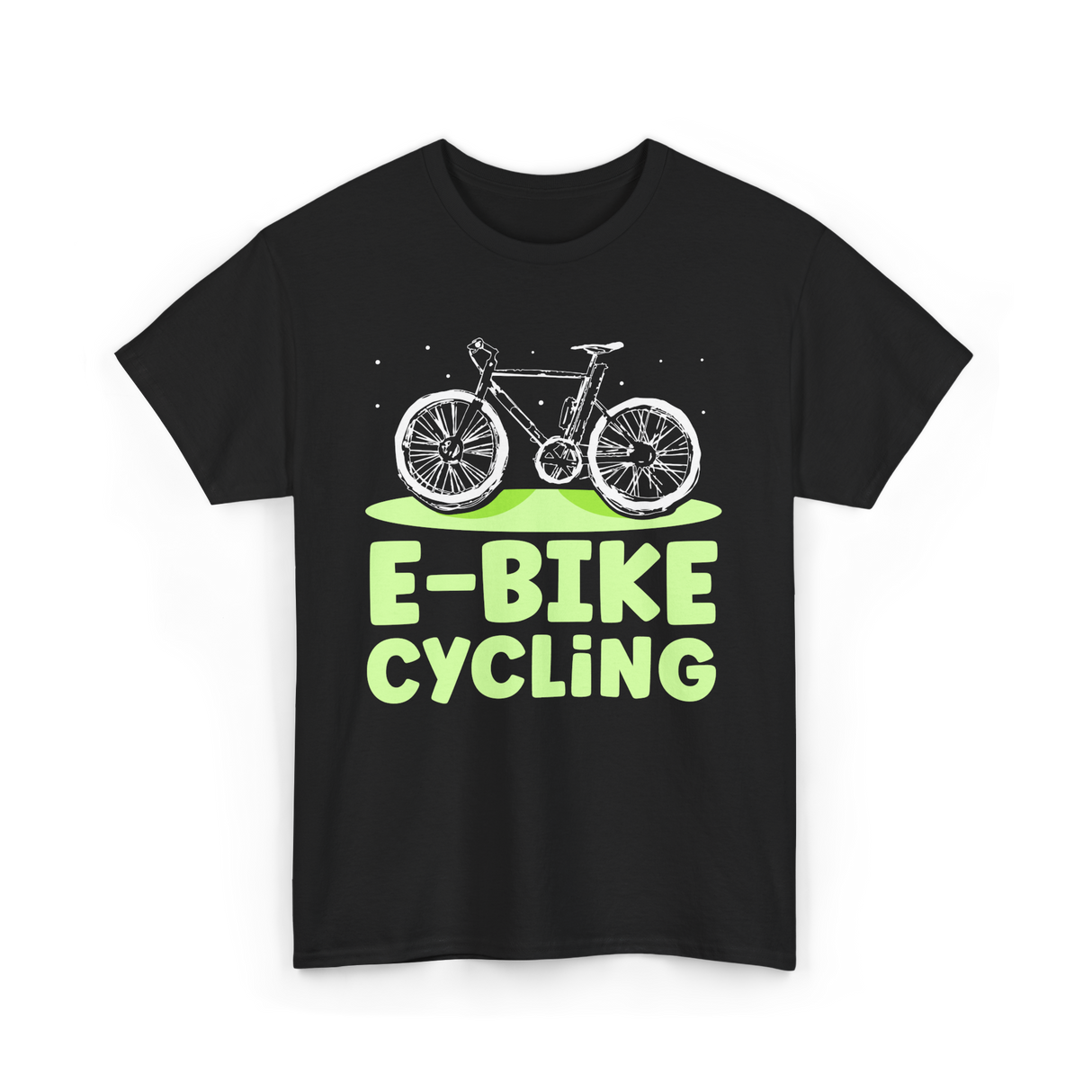 Bike Cycling Biker Cyclist T-Shirt - Black