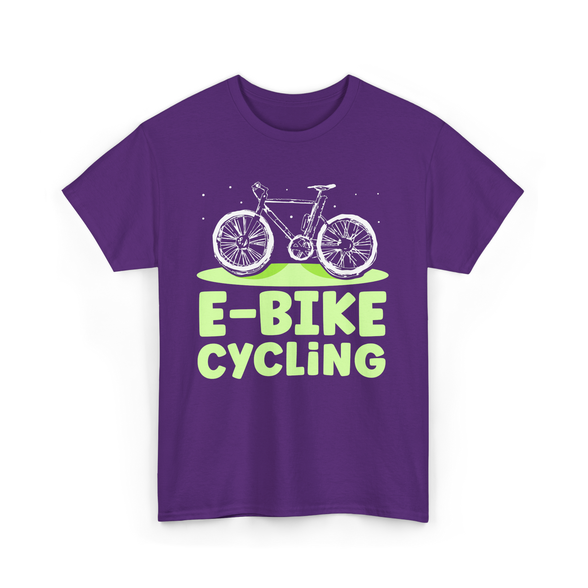 Bike Cycling Biker Cyclist T-Shirt - Purple